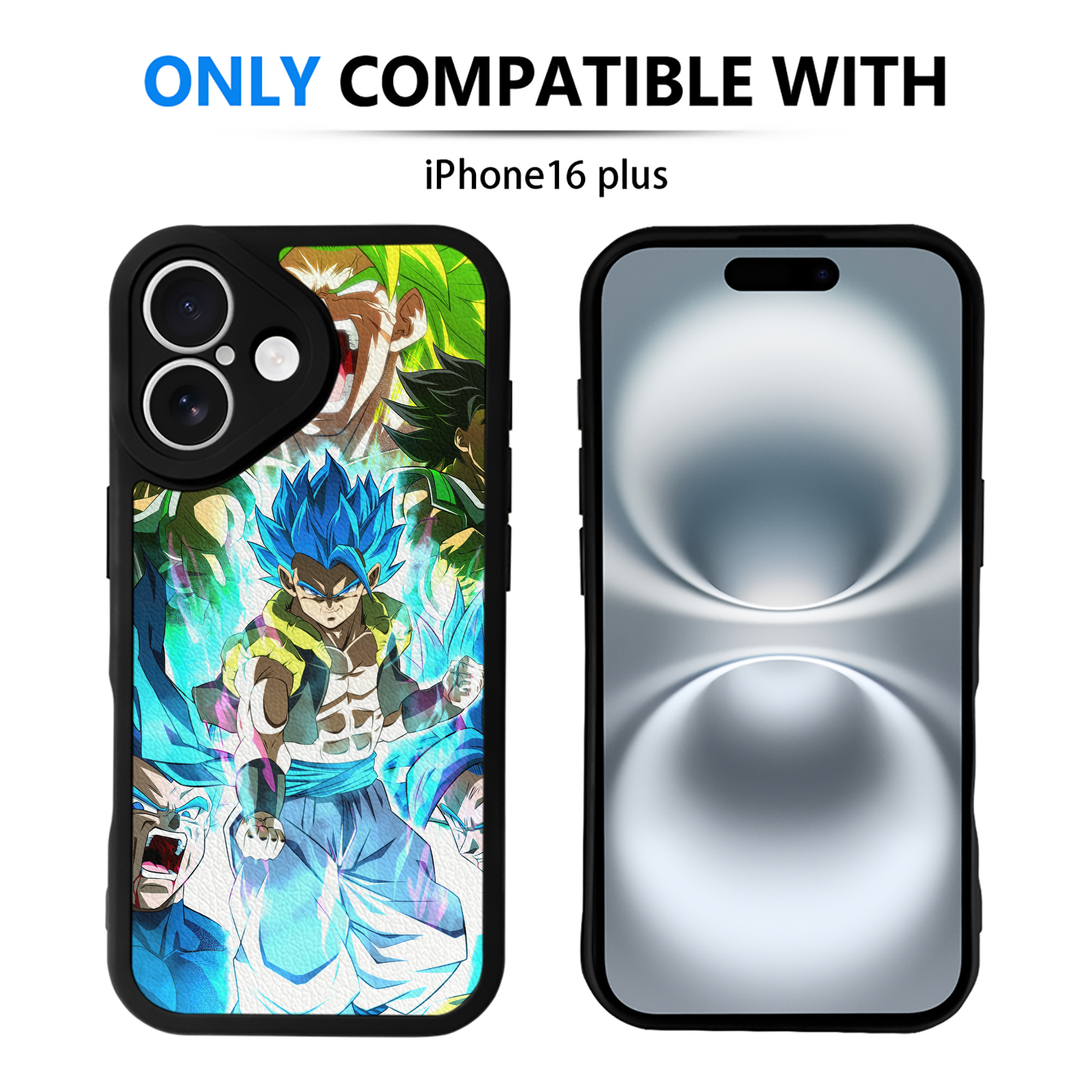（画像用） ドラゴンボール DRAGON BALL 【iPhone 16シリーズ対応】シリコンスマホケース（レザー調） 材質：シリコン